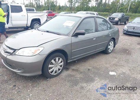 2005 Honda Civic Lx z USA, uszkodzony, nr VIN 2HGES16645H630979